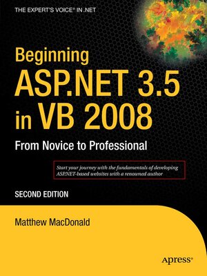 cover image of Beginning ASP.NET 3.5 in VB 2008